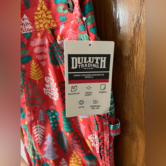 Brand New With Tags Duluth Trading Co. Women’s Heirloom Gardening Bib Overalls - Picture 3 of 5